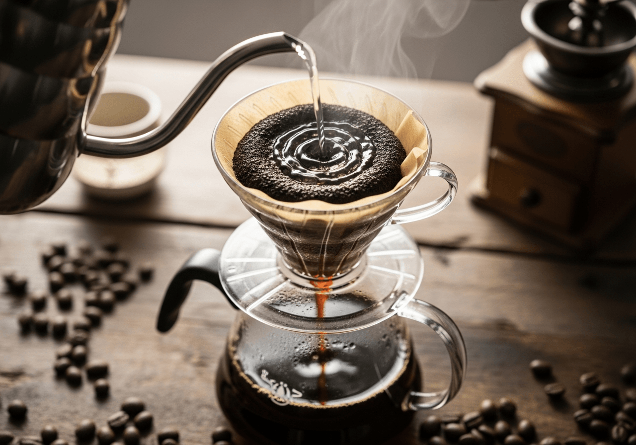 Café filtré en V60
